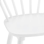 Set of 3 Counter Height Stool 24.in Bar Stools with Solid Wood Frame and Spindle Back for Kitchen Island
