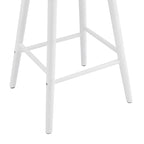 Set of 3 Counter Height Stool 24.in Bar Stools with Solid Wood Frame and Spindle Back for Kitchen Island