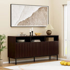 Sideboard Kitchen Buffet Coffee Bar Cabinet Storage Cabinet Server Table Mid Century