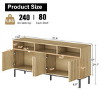 Sideboard Kitchen Buffet Coffee Bar Cabinet Storage Cabinet Server Table Mid Century