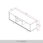 Mid-Century Modern TV Stand Console