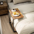C Shaped End Table 27 inches High - 11.8D x 19.7W x 27H