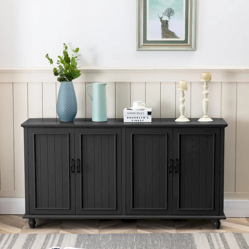 Sideboard Kitchen Buffet Coffee Bar Cabinet Accent Storage Cabinet Server Table