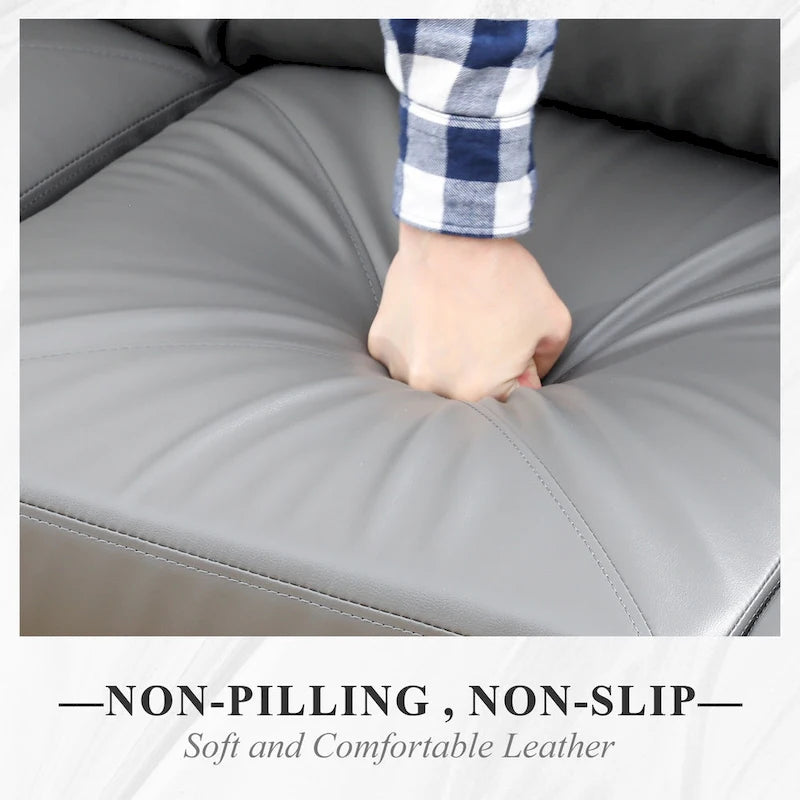 3-Piece Upholstered Sectional Sofa Set With Storage Ottoman