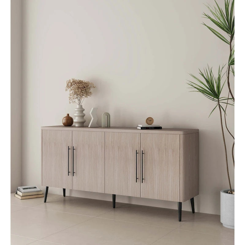  Mid Century Modern Jodie 64.6 Inch Sideboard