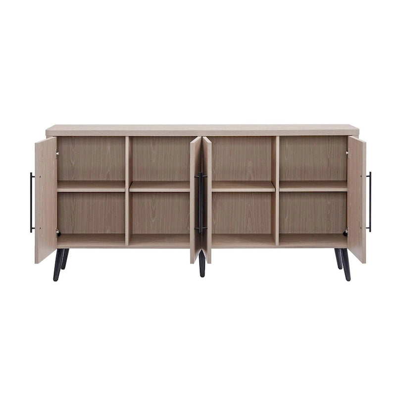 Mid Century Modern 64.6 Inch Sideboard