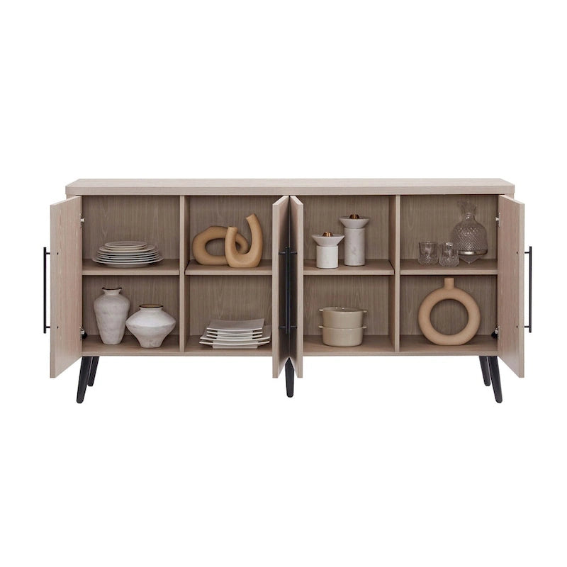 Mid Century Modern 64.6 Inch Sideboard