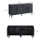 Mid Century Modern 64.6 Inch Sideboard