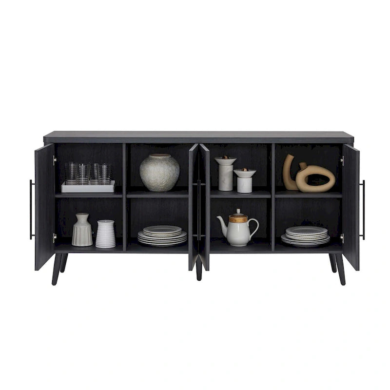 Mid Century Modern 64.6 Inch Sideboard