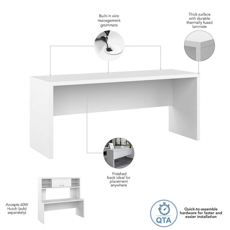 72W Computer Desk