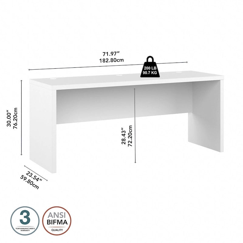 72W Computer Desk