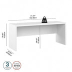 72W Computer Desk