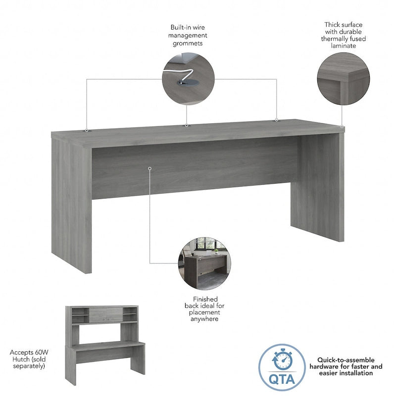 72W Computer Desk