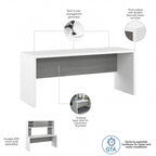 72W Computer Desk
