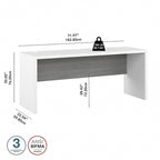 72W Computer Desk