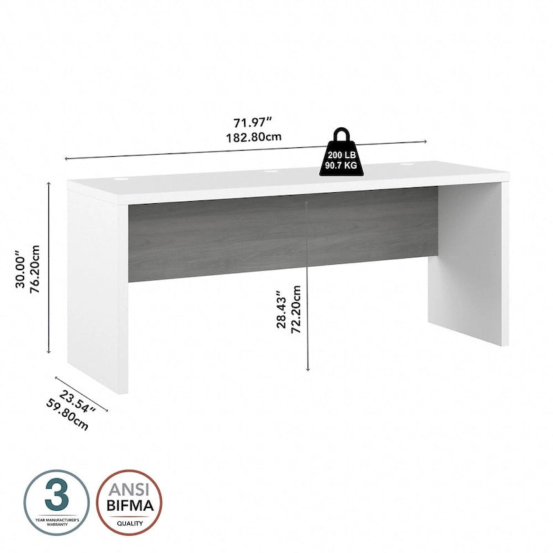 72W Computer Desk