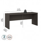 72W Computer Desk