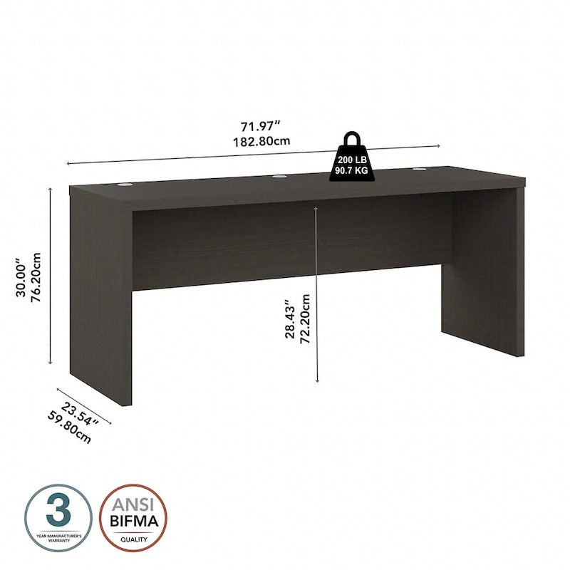 72W Computer Desk